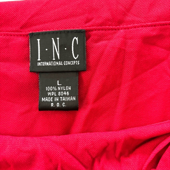 NWOT INC International Concepts Red Long Sleeve Top with Bow SZ L - Picture 4 of 7